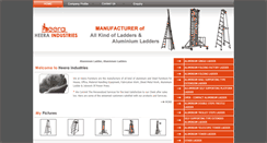 Desktop Screenshot of heeraaluminiumladder.com